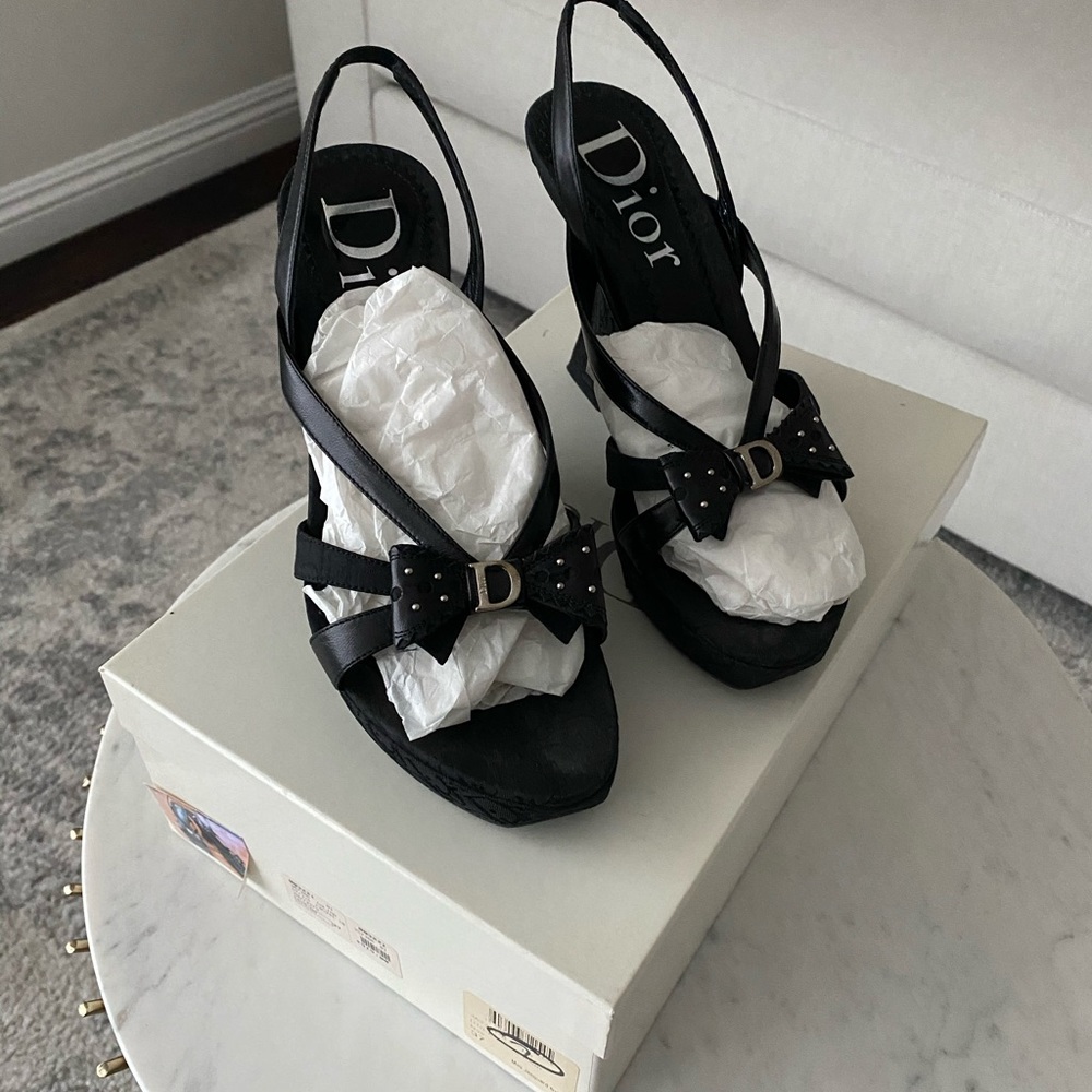 Authentic Dior wedges